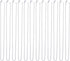 Outus 12 Pack Iron DIY Chain Necklaces Lobster Clasp Link Chain Necklaces Silver Plated (18 Inch)...