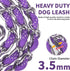 HOMIMP Heavy Duty Dog Leash Chew Proof 4 FT, Reflective Dog Leash for Medium Large Dog, Metal Dog Training Leashes with Soft Padded Handle, Strong...