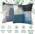 Throw Pillow Covers Abstract Art Painting Pillow Covers 18x18 Inchs Set of 2 Teal and Beige Throw Pillows Decorative Pillow Cases Cushion Covers f...