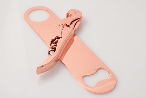 Copper Plated Corkscrew and Copper Plated Speed Bottle Opener Combo...