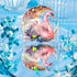 Yoksas Holographic Shiny Fantasy Starry Swan Stickers - 60Pcs Waterproof Clear Glitter Aesthetic Scrapbook Stickers for Junk Journals,Planner,Resi...
