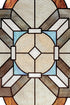 Artscape Newport Amber Accent | Decorative Window Film with Stained Glass Pattern | Non-Adhesive & UV Protection | Easy to Apply & Removable | 12 ...