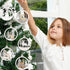 Winter Wonderland Ornaments for Christmas Tree - 6 Pack Christmas Wooden Ornaments for Winter Xmas Holiday Tree Decorations...