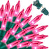 Super-Bright Extendable Pink Christmas Lights Decoration 100Lights 19.6ft UL Certified Mini Bulb String Lights Set for Outdoor Christmas Tree Gard...