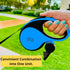 Dog Leash - Retractable Leash for Pets, Puppies, Small and Medium Breeds. Tangle Free 16FT Extendable Leash for Dogs with Removable Poop Bag Dispe...