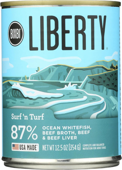 BIXBI Surf 'n Turf Wet Dog Food, 12.5 OZ...