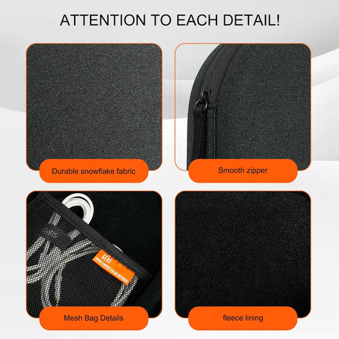 Headphone Case for JBL/Skullcandy/Sennheiser/Beats/Anker Wireless Headphones, Hard Organizer Portable Carry Travel Cover Storage Bag......