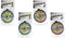 Sex Wax Air Fresheners 4-Pack (2 X's Coconut Scent & 2 X's Pineapple Scent)...