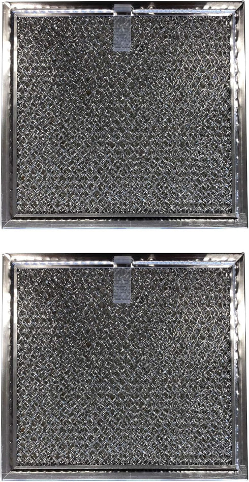 Filter Everything Replacement Aluminum Microwave Filters Compatible with Samsung DE63-00666A – 6-3/8” x 6-7/8” x 3/32” – 2-Pack...