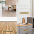 Vent Systems 16'' x 3" Inch Gold - Aluminum Ventilation Grille - Home Improvement Floor, Wall, Door Duct Cover 400x80mm...