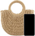 CHIC DIARY Small Summer Beach Straw Bag for Women Crossbody Top Handle Shoulder Handbag Mini Handwoven Rattan Clutch Purse...