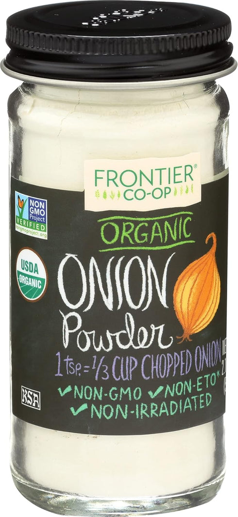 Frontier Herb Organic White Onion Powder, 2.1 oz...