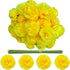 Marigold Flower Heads Bulk 50Pcs, Marigold Artificial Flowers for Diwali Home Decor DIY Wreath Garland Craft Wedding Party Day of The Dead Decorat...