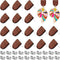 Wood Earring Posts for Jewelry Making,70Pcs Wood Studs for Earring Making Wooden Stud Earrings Posts with Loop Earring Findings Earring Pin Studs ...