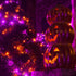 Dazzle Bright Purple and Orange Halloween Lights Battery Operated, 2 Pack Total 100LED 32FT Waterproof Mini String Lights with 8 Modes, Halloween ...