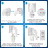 Wall Fragrance Plug in with Night Light, Compatible with Bath & Body Works WallFlower Fragrance, Wall Plug Essential Oil Diffuser with Nightlight ...
