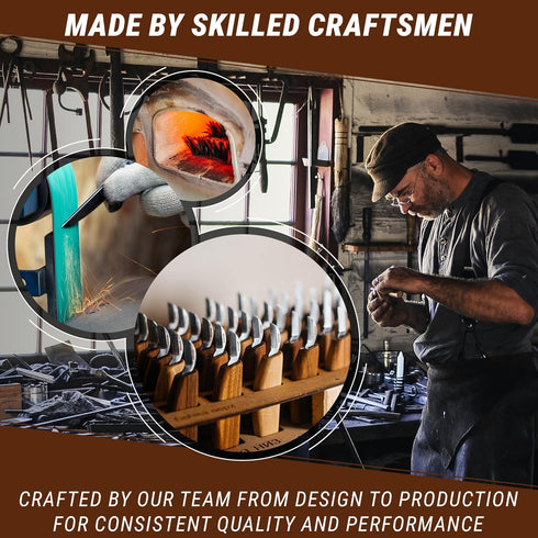 BeaverCraft Chip Carving Knife C6 1" - Wood Carving Tools for Beginners and Kids - Small Whittling Knife for Detail...