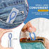 Dental Floss Threader, Deep Clean Floss for Braces, Bridges, Implants 50 Count (Pack of 6)...