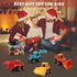 4Pcs Construction Toys,Friction Powered Construction Truck Toys Vehicles,Push and Go Construction Sand Truck Toys,Outdoor Toys with Bulldozer Exca...