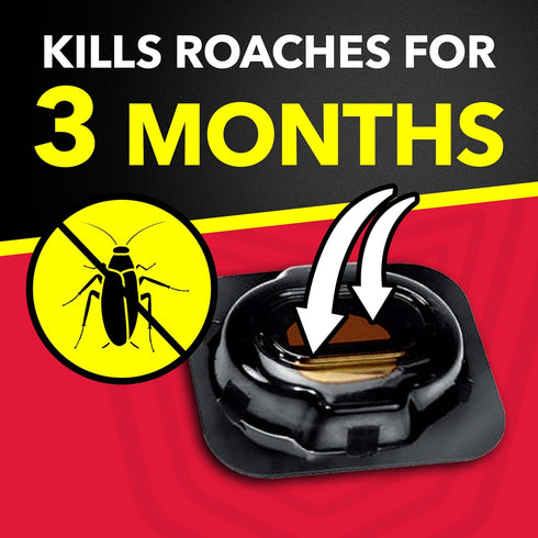 Raid Double Control Small Roach Baits, Child Resistant, For Indoor Use, Kills Roaches for 3 Months, 12 Count...