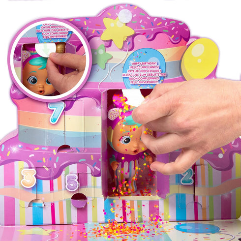 Cry Babies Magic Tears My Birthday Countdown - 7 Accessories, Exclusive Character and Confetti Surprise!...