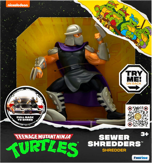 Teenage Mutant Ninja Turtles 5" Sewer Shredders Classic Edition Shredder Ages 3+ Action Figure...