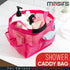 Masirs Mesh Shower Caddy Bag - (9 Pocket) Large Collapsible, Portable Bathroom Organizer for Travel, Gym, & Dorm - Easily Carry & Organize Bathroo...