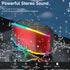 Bluetooth Speaker, Portable Wireless Speaker Waterproof IPX7 Bluetooth Speakers Loud Stereo Sound with LED Light TWS Speakers Suitable for Travel,...