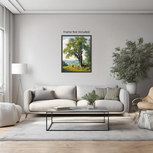 Posterizer 1 pcs-serene countryside scene in oil painting style 1-Collectibles & Fine Art-Landscape & Nature Art- Gift for Men Women Entrepreneur ...