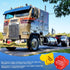 Parking and Air Brake Knobs 298818 298817, 298818N Yellow Semi Truck Parking Brake Knobs and 298817N Red Tractor Trailer Air Brake Knob, Replaceme...