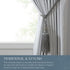 Elrene Home Fashions Julia Rhinestone Tassel Curtain Tieback, 26", Grey...