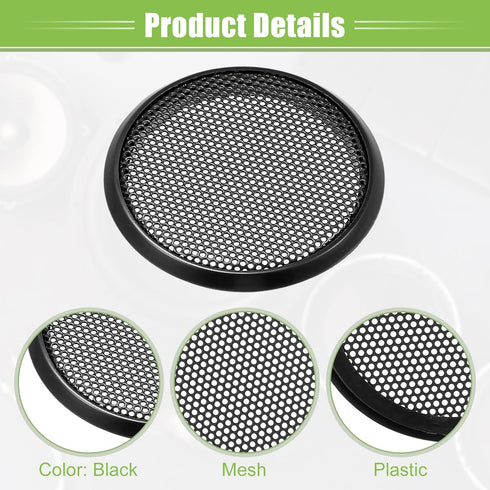 ACROPIX Universal 1.5" Car Speaker Grills Cover Mesh Round 1.5 Inch Audio Speaker Subwoofer Guard Protector Case Iron Black - Pack of 1...