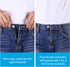 12PCS Button Extenders for Jeans, Pants Waist Button Extender for Women Men, 3 Colors Pant Waistband Expander, Pants Waist Extension 1-1.4 Inches...