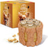 Dog Birthday Cake for Dogs to Eat - Rice Cake Based Dessert Made with Dog Birthday Treats and Human Grade Ingredients - Happy Birthday Dog Cake - ...