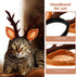 Beaupretty Christmas Hat for Cat Pet Deer Costume Hat Dog Reindeer Costume Elastic Band Adjustable Antler Headband Cat Costume Cat Christmas Antle...