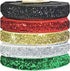 Metallic Velvet Ribbon for Crafts - Hipgirl 40yd 3/8" Glitter Sparkle Ribbon for Christmas Holiday, Birthday Gift Wrapping, Card Making,Wedding De...