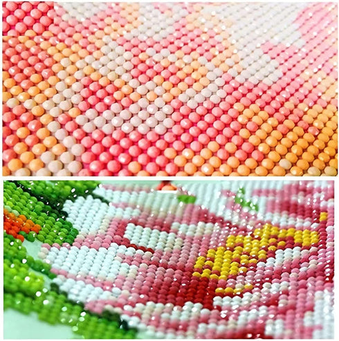 KKMMZZ 5D Diamond Painting Angel and Ambulance Rhinestone Embroidery Woman Picture Home Decoration Handcraft Art Kits Wall Stricker-11.8x15.8inch....