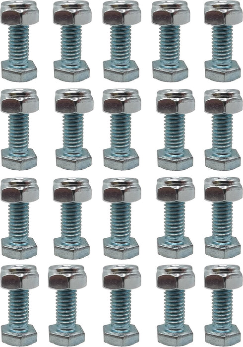 20 Sets 95701-06016-00 and 94001-06200-0S Auger Shear Pins Bolts and Nuts for Honda HS1132 HS624 HS828 HS928 HS724 Snow Blowers...