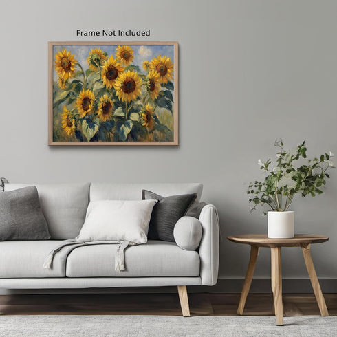 Posterizer 1 pcs-floral- plants design for nature lovers-oil painting style 3-Floral & Botanical Art-Landscape & Nature Art-Decor for Home & Offic...