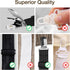 JELLYMONI Bed Sheet Straps, Adjustable Elastic Fasteners with Metal Clips, Fitted Bed Sheet Holders for Bed, Mattress Cover, Fitted Bed Sheets, So...
