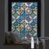 DKTIE Static Cling Decorative Window Film with Installation Tools Non Adhesive Privacy Film, Stained Glass Window Film for Bathroom Shower Door He...