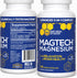 Natural Stacks MagTech Magnesium Supplement - Chelated Magnesium Complex - 3 Forms of Magnesium: Magtein Magnesium L-Threonate, Glycinate & Taurat...