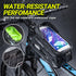 Bike Bag,Waterproof Top Tube Bike Phone Bag With Rain Cover,Front Frame Bag 2L Large Capacity Handlebar Bag Bicycle Bag Bike Accessories Compatibl...