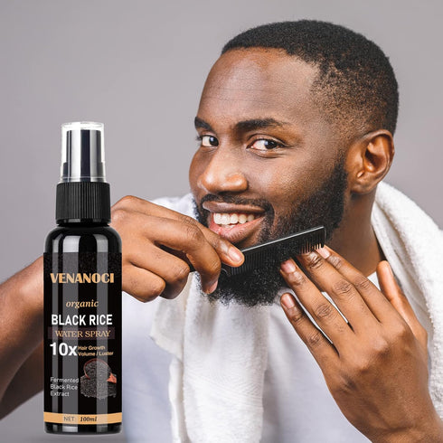 Venanoci Hair Growth Serum, Rice Water Spray for Women & Men Treatment For Hair Loss, Damaged Dry Hair, Hair Regrowth for Thicker Longer Fuller Ha...
