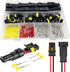 20 Kit 2 Pin Connector, 20-16 AWG Waterproof Electrical Automotive Wire Connector, 1.5mm Series Terminals Male Female Car Harness Plug Sets...