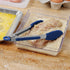 Tovolo Mini Silicone Easy-Grip Tongs, Non-Slip Handle, 8.25 Inches, Blue...