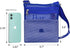 Heavy Duty Semi-Transparent Mesh Purse, See Through Mesh Crossbody Bag...