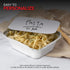 Stock Your Home 1 Lb Aluminum Disposable Cookware With Lids (25 Pack) - Foil Pans Cardboard Lids - Disposable & Recyclable Takeout Trays With Lids...