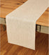 Solino Home Linen Short Table Runner 48 Inches - Athena, 100% Pure Linen Champagne Beige Table Runner 14 x 48 Inch Ideal for Dresser and Coffee Ta...