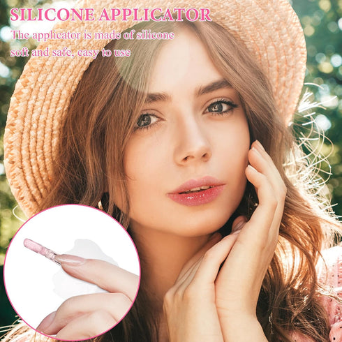 Fruit Flavored Lip Gloss Pearlised Lip Balm Clear Lip Gloss Glow Recipe & Long Lasting Hydrating Tinted Lip Pearlescent Plumping Lip Oil Cute Mini...